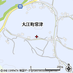 京都府福知山市大江町常津582周辺の地図