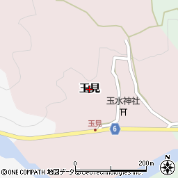 兵庫県養父市玉見周辺の地図