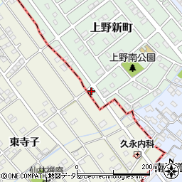 愛知県犬山市上野新町348-1周辺の地図