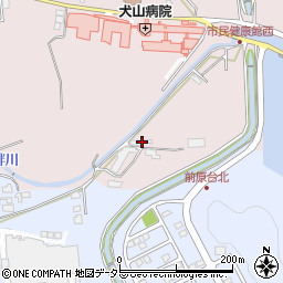 愛知県犬山市塔野地大畔10-3周辺の地図
