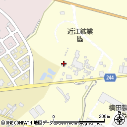 近江鉱業株式会社　大野木工場周辺の地図