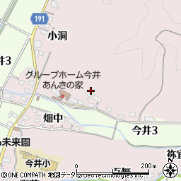 愛知県犬山市今井畑中52周辺の地図