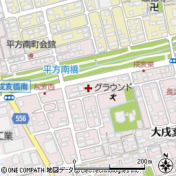 ファミリーマート長浜大戌亥町店周辺の地図