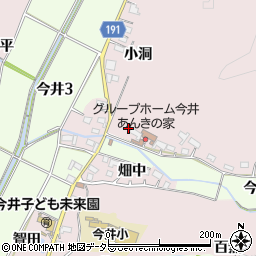 愛知県犬山市今井畑中43周辺の地図