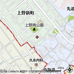 愛知県犬山市上野新町321周辺の地図