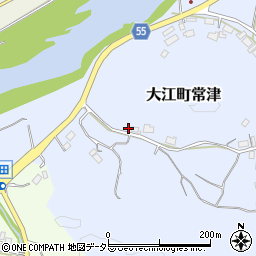 京都府福知山市大江町常津631周辺の地図
