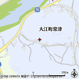 京都府福知山市大江町常津628周辺の地図