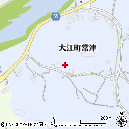 京都府福知山市大江町常津626周辺の地図