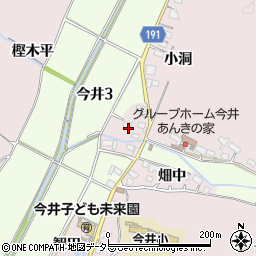 愛知県犬山市今井（保町）周辺の地図