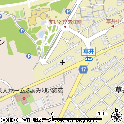 愛知県江南市草井町西424周辺の地図