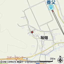 兵庫県養父市堀畑274周辺の地図