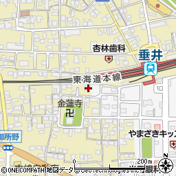 岐阜県不破郡垂井町1616周辺の地図
