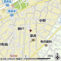 愛知県江南市草井町中野175周辺の地図