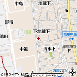 愛知県犬山市橋爪下地蔵下16周辺の地図