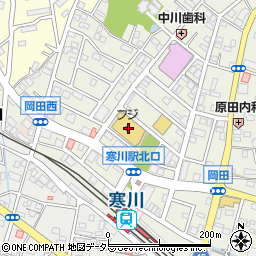 フジ寒川店周辺の地図