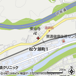 岐阜県瑞浪市明世町戸狩640周辺の地図