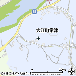 京都府福知山市大江町常津629-1周辺の地図