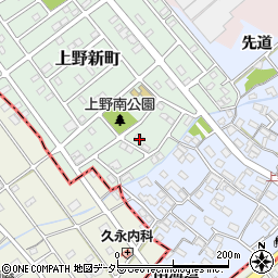 愛知県犬山市上野新町318周辺の地図