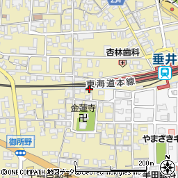 岐阜県不破郡垂井町1611-7周辺の地図