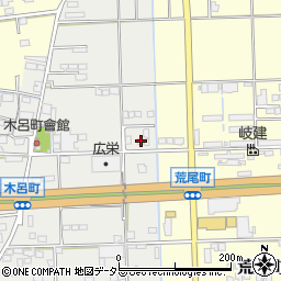 岐阜県大垣市木呂町182-15周辺の地図