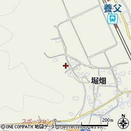 兵庫県養父市堀畑265周辺の地図