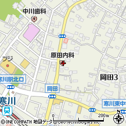 原田医院周辺の地図