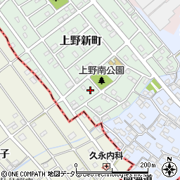愛知県犬山市上野新町333-3周辺の地図
