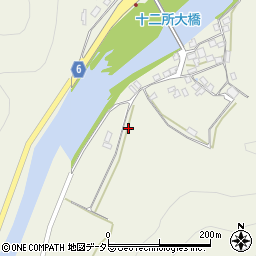 兵庫県養父市十二所1216周辺の地図