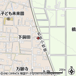 愛知県犬山市橋爪花ノ木周辺の地図