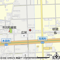 岐阜県大垣市木呂町182周辺の地図