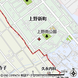 愛知県犬山市上野新町337周辺の地図