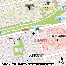 公文式長浜大戌亥教室周辺の地図