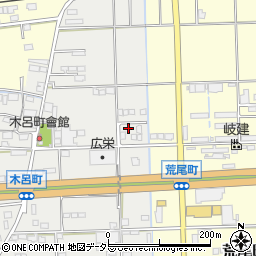 岐阜県大垣市木呂町182-6周辺の地図