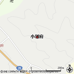 鳥取県八頭郡八頭町小別府周辺の地図