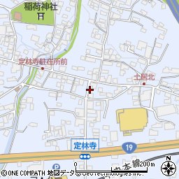 陶都信用農協定林寺支店周辺の地図