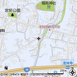 土岐定林寺郵便局周辺の地図