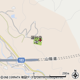 蓮台寺周辺の地図