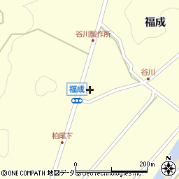 鳥取県西伯郡南部町福成1474周辺の地図
