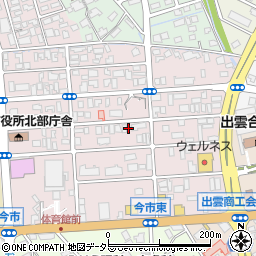 桜内理容院周辺の地図