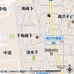 愛知県犬山市橋爪下地蔵下58-7周辺の地図