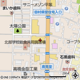 ドン・キホーテひらつか店周辺の地図