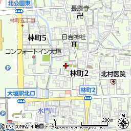 顕性寺周辺の地図