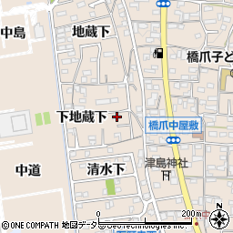 愛知県犬山市橋爪下地蔵下54周辺の地図
