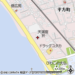 髪染本舗　長浜店周辺の地図