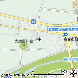 鳥取県倉吉市関金町大鳥居351周辺の地図