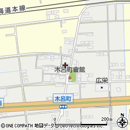 岐阜県大垣市木呂町488周辺の地図