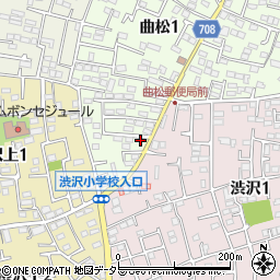 神奈川県秦野市曲松1丁目12-34周辺の地図