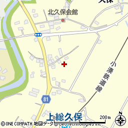 千葉県市原市久保543-1周辺の地図