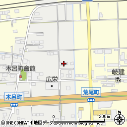 岐阜県大垣市木呂町178周辺の地図