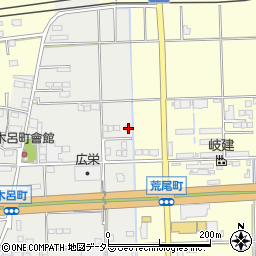 岐阜県大垣市木呂町181周辺の地図